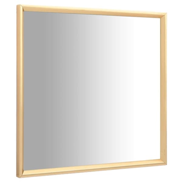 spejl 40x40 cm guldfarvet