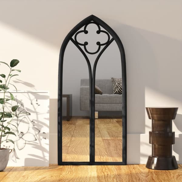 spejl 70x30 cm jern sort