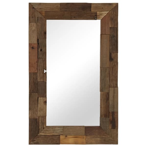 spejl 50x80 cm massivt genbrugstræ