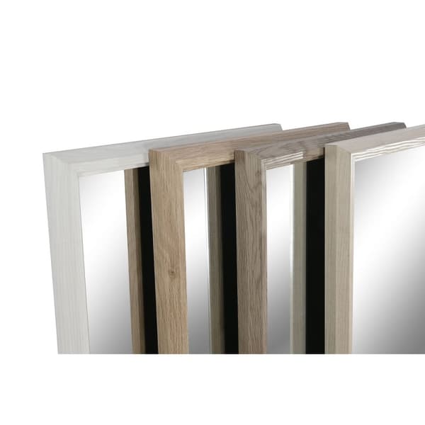 Vapaasti seisova peili Home ESPRIT Valkoinen Ruskea Beige Harmaa 34 x 3 x 155 cm (4 osaa)