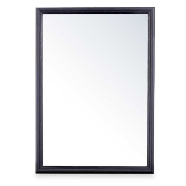 Väggspegel LM35-4-11 Svart 50 x 70 x 50 cm Trä Rektangulär