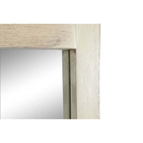 Väggspegel Home ESPRIT Naturell Tropiskt 92 x 2 x 100 cm