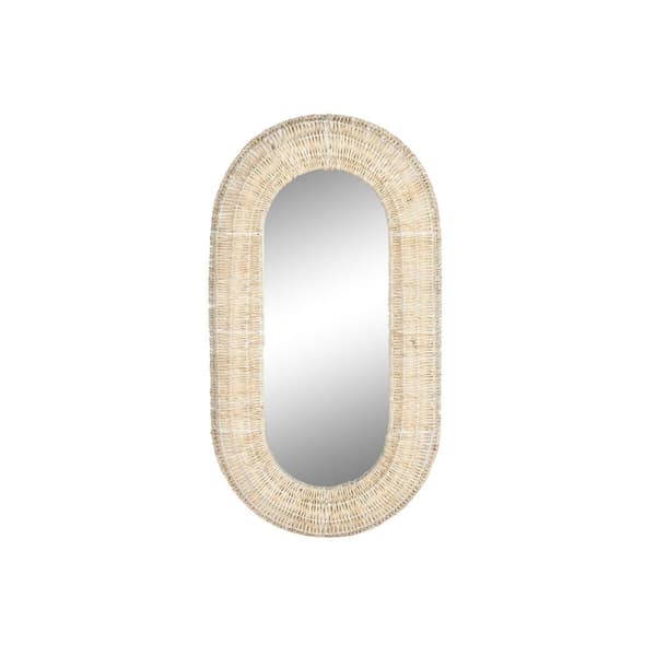 Väggspegel Home ESPRIT Naturell 68 x 7,5 x 128 cm 69 x 8,5 x 128,5 cm