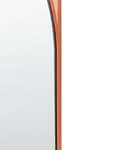 Miniatyrbilde 6 av 6: Veggspeil Oransje 55 x 140 cm Oval form Hengende Veggdekorasjon Gangdekor Moderne