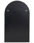 Miniatyrbilde 4 av 6: Veggspeil Brun 58 x 99 cm Oval form Hengende Veggdekorasjon Moderne design