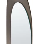Miniatyrbilde 5 av 6: Veggspeil Brun 58 x 99 cm Oval form Hengende Veggdekorasjon Moderne design