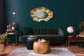 Miniatyrbillede 3 af 6: Rootz Modern Wall Mirror - Ovalt spejl - Uformet ramme - Håndlavet - Guldramme - 60cm x 90cm x 5,5cm