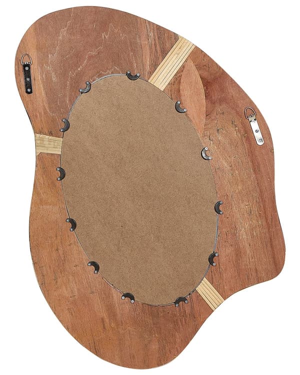 Veggspeil Rottingramme 77 x 57 cm Veggmontert Pyntegjenstand med Speil