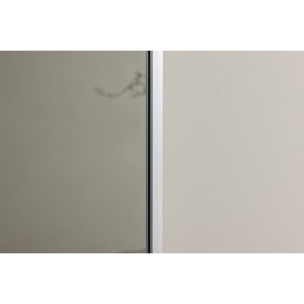 Orlando spejl gulv og væg 55x195cm sølvfarvet.