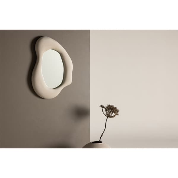 Louisville spejl 49x70cm beige.