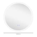 Pikkukuva 3 / 10: Rootz LED-kylpyhuonepeili - Seinälle kiinnitettävä meikkipeili - Säädettävä kirkkaus - Muistitoiminto - Huurteenpoisto - IP44 - 60cm x 3cm