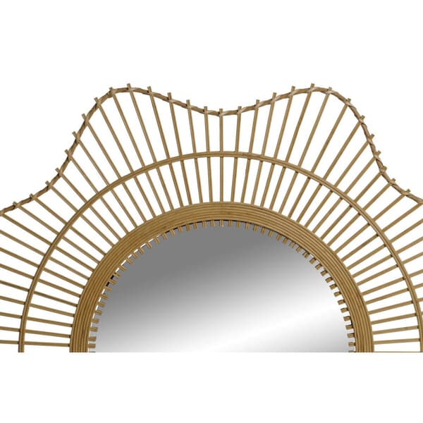 Veggspeil Home ESPRIT Naturell Scandi 85 x 2 x 85 cm