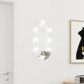 Miniatyrbild 1 av 2: Spegel med LED-lampor 60x30 cm glas oval
