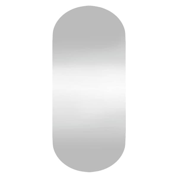 Väggspegel 30x70 cm glas oval