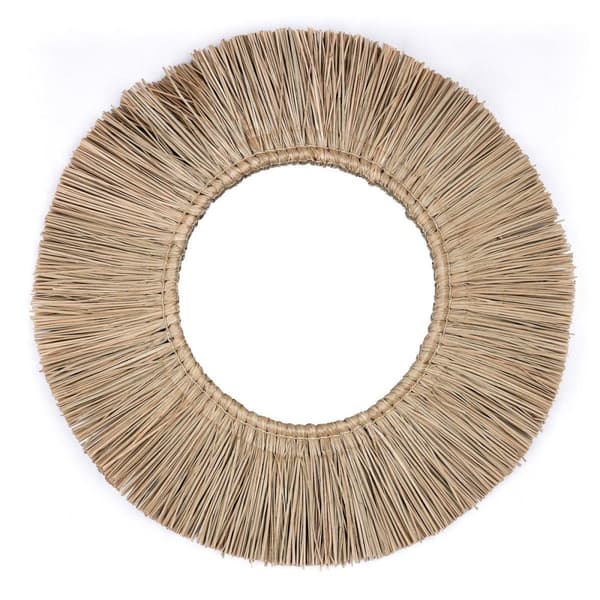 Rootz Väggspegel från Seagrass Round med 60 cm Diameter RIMBA