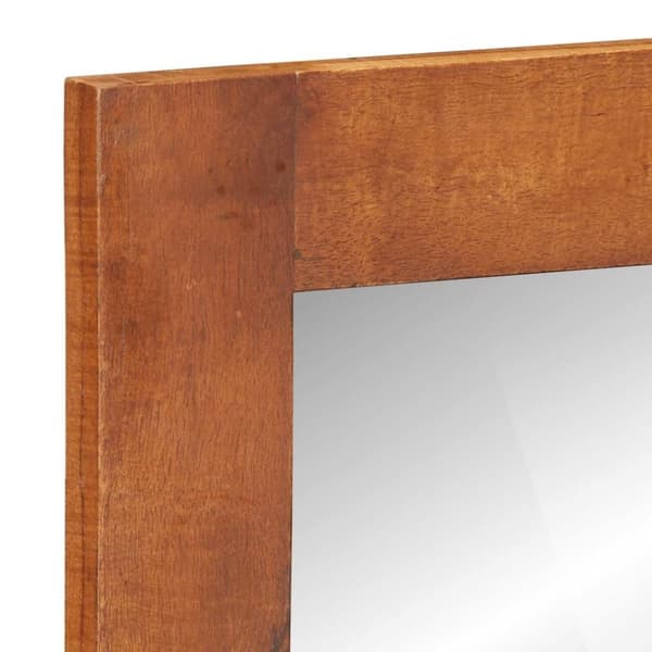 vidaXL Veggspeil med skuffer 60x33x90 cm heltre akasie
