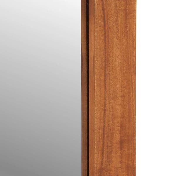 vidaXL Veggspeil med skuffer 60x33x90 cm heltre akasie