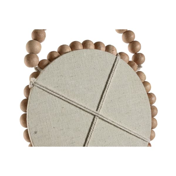 Spegelspel Home ESPRIT Naturell Scandi 15 x 1 x 24 cm (3 Delar)