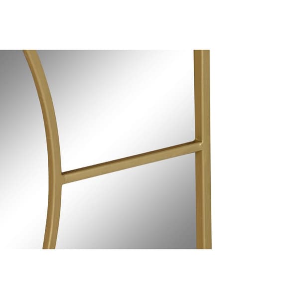 Väggspegel Home ESPRIT Gyllene 90 x 2 x 180 cm