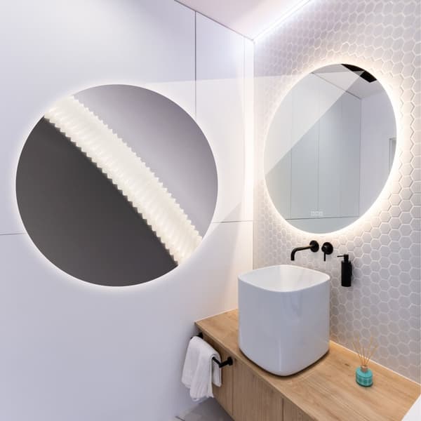 LED Seinäpeili BLUETOOTH 60 cm ROUND