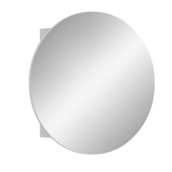 Riff speilskap baderom Ø70 cm 1 dør hvit.