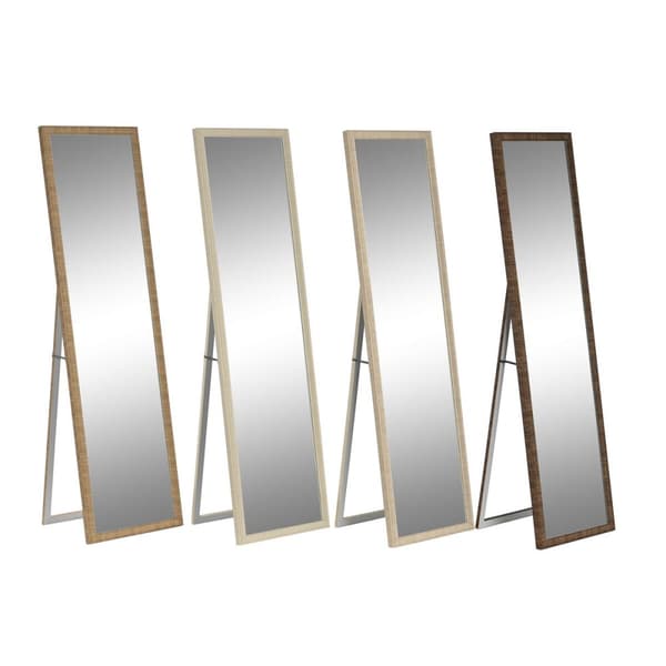 Fristående spegel Home ESPRIT Brun Beige Grå Naturell Glas polystyren 45 X 40 X 166 cm (4 antal)