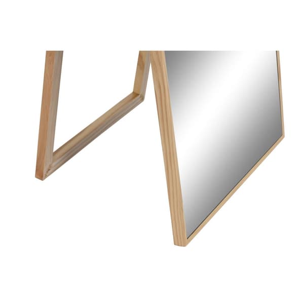 Fristående spegel Home ESPRIT Naturell Glas Furu 50 X 40 X 160 cm