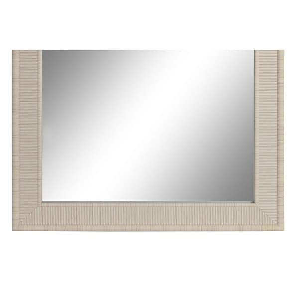 Veggspeil Home ESPRIT Brun Naturell Scandi 74 X 2 X 194 cm (2 enheter)