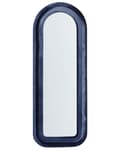 Miniatyrbilde 4 av 7: Veggspeil Mørkeblå MDF-ramme Glass 60 x 160 cm Uregelmessig form Dekorativt veggmontert aksentstykke Moderne stil