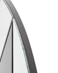 Miniatyrbilde 6 av 6: Veggspeil Svart Gull Glass MDF ø 80 cm Rund form Farget glass Uten ramme Abstrakt stil Dekor Interiør Speil