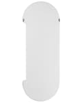 Miniatyrbillede 5 af 7: Vægspejl Hvid MDF-ramme Glas 54 x 158 cm Uregelmæssig form Dekorativt vægmonteret accentstykke Moderne stil