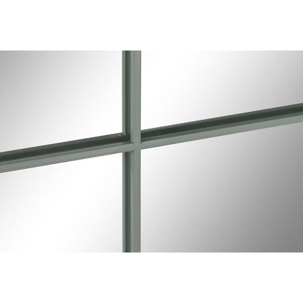Väggspegel Home ESPRIT Grön Fönster Scandi 90 x 2 x 90 cm