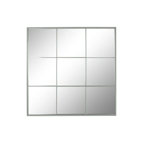 Väggspegel Home ESPRIT Grön Fönster Scandi 90 x 2 x 90 cm