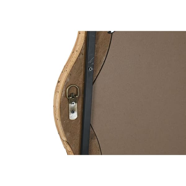 Väggspegel Home ESPRIT Naturell Glas Rattan Urban 62,5 x 3 x 150,5 cm