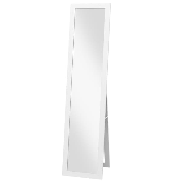 Rootz Tall Lattiapeili - Seinäpeili - Täyspitkä peili - Antiikkinen puunsyvyys - 37L x 3,8L x 157K cm