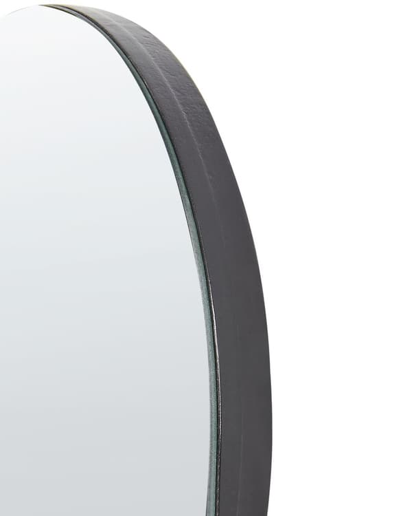Väggspegel Silver Glas och MDF 80 x 82 cm Cirkel Design Ramlös