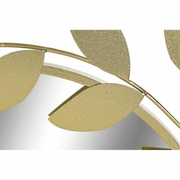 väggspegel guld spegel lager metall (120 x 2,5 x 120 cm)
