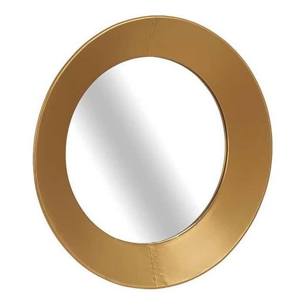 väggspegel glas guld metall (7,5 x 60 x 60 cm)
