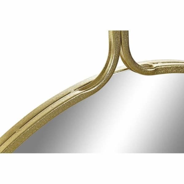 väggspegel guldmetallspegel (72 x 2 x 91,5 cm)