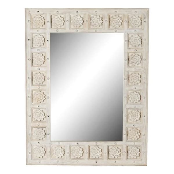DKD Home Decor Wall Mirror Mango Wood (93,5 x 4,7 x 120,3 cm)