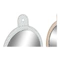 Miniatyrbild 4 av 4: DKD Home Decor Metall Glasväggspegel (2 st) (22 x 1,5 x 40 cm)