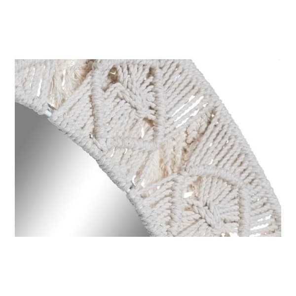 DKD Home Decor Bomullsväggspegel (75 x 2 x 75 cm)