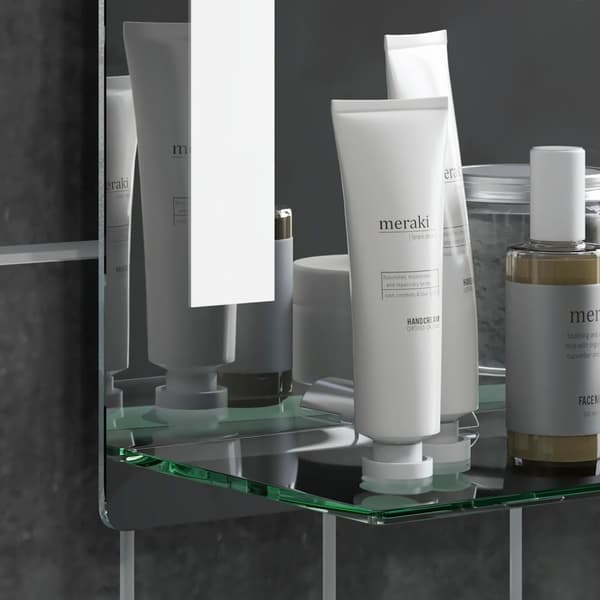 Rootz badeværelse spejl med LED -belysning - oplyst væg spejl - LED Vanity Mirror - Touch Switch - 50L x 12W x 70H cm