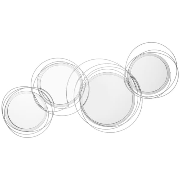 Rootz Mirror Set til vægdekoration - Wall Mirror - Hallway Mirror - Forbedrer elegance - 107 cm x 4 cm x 56 cm