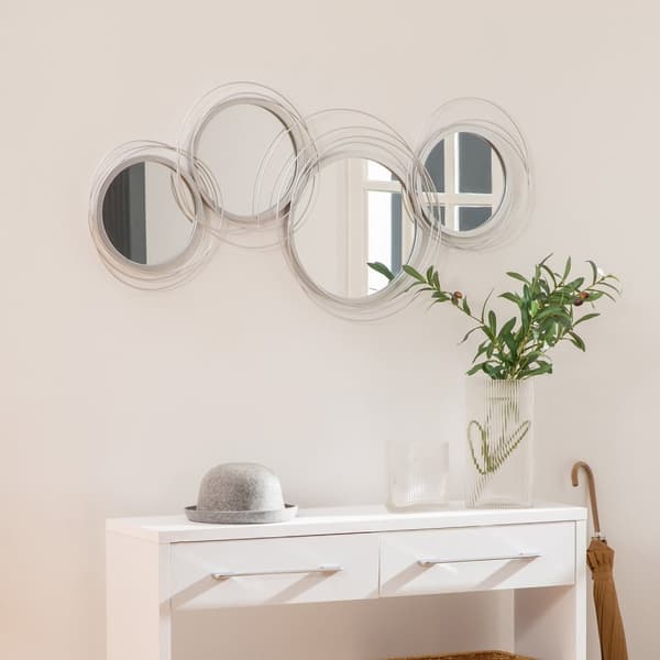 Rootz Mirror Set til vægdekoration - Wall Mirror - Hallway Mirror - Forbedrer elegance - 107 cm x 4 cm x 56 cm
