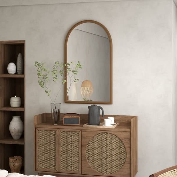 Rootz Arch Wall Mirror - Dekorativt spejl - Elegant Wall Accent - Shatter Protection - 110 cm x 65 cm