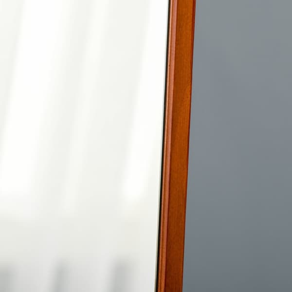 Rootz Rectangular Mirror - Freestanding & Wall Mountable - Dressing Mirror - Elegant Design - 37W X 43D X 156H CM - Brun valnöt Finish