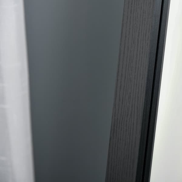 Rootzin vapaasti seisova ja seinäpeili - lattiapeili - pukeutumispeili - särkyvä kalvo - 37w x 37d x 154h cm - musta