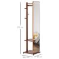 Miniatyrbillede 3 af 6: Rootz Standing Mirror - Dressing Mirror - Bedroom Mirror - Easy Mobility - 40 cm x 44,5 cm x 170 cm
