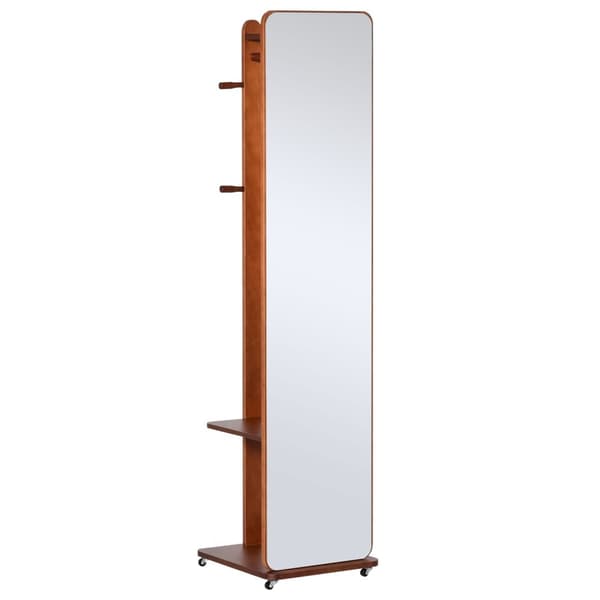 Rootz Standing Mirror - Dressing Mirror - Bedroom Mirror - Easy Mobility - 40 cm x 44,5 cm x 170 cm